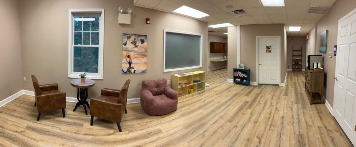 Play therapy room at the Schwenksville office.